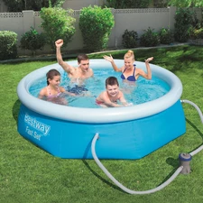 Надувной бассейн Bestway 57268, 244 х 66 см., с фильтр-насосом